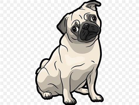 Pug Puppy Cat Cuteness Clip Art Png 618x618px Pug Black And White