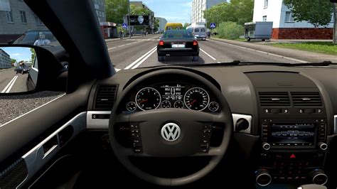 Volkswagen Touareg City Car Driving Logitech G29 Steering Wheel