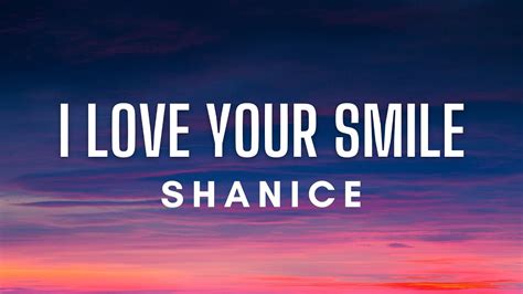 Shanice I Love Your Smile Lyrics Youtube
