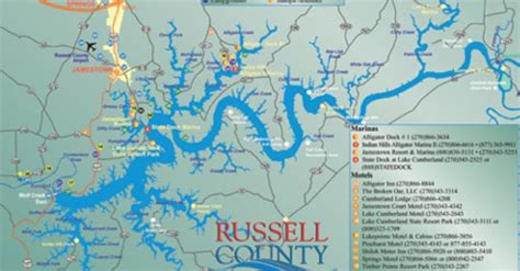 30 Lake Cumberland Ky Map Maps Database Source