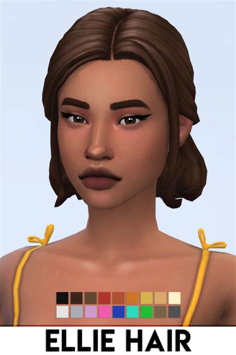 Ellie Hair At Vikai Sims 4 Updates