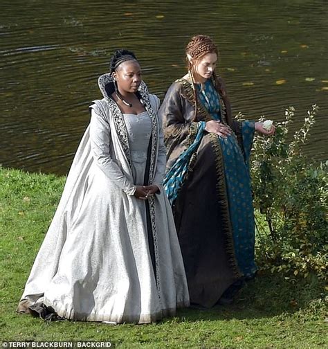 The Witcher S Mimi Ndiweni And Mecia Simson Film Scenes For The Second Series Of The Netflix