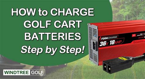 How To Charge Golf Cart Batteries Step By Step