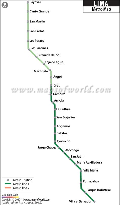 Lima Metro Map