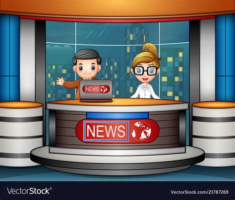 News Broadcast Clip Art