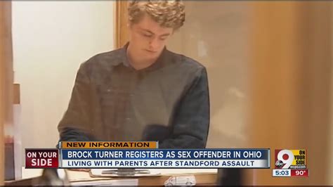 Brock Turner Back In Ohio To Register As Sex Offender Youtube