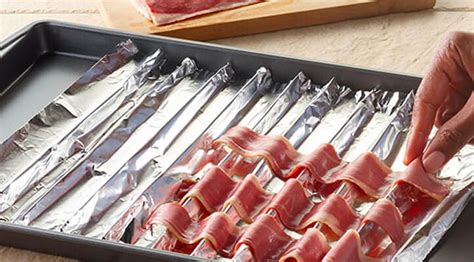 This trick for oven baked bacon makes it super crispy! How to Bake Turkey Bacon