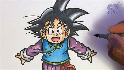 Images Of How To Draw Goten Step By Step