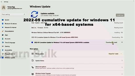 2022 05 Cumulative Update For Windows 11 For X64 Based Systems Window