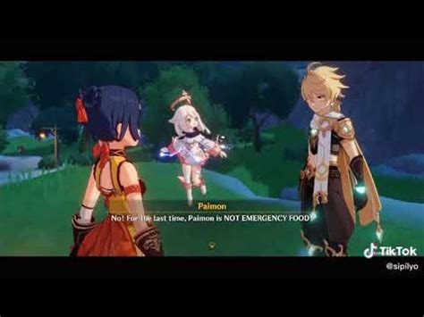 When paimon is introduced to the players, one of the first dialogue options players can choose is whether or not paimon is emergency food. PAIMON IS NOT EMERGENCY FOOD - YouTube