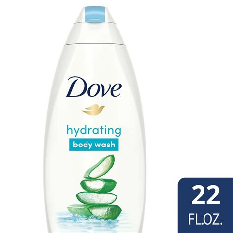 Dove Hydrating Body Wash Aloe And Birch Water Scent 22 Fl Oz