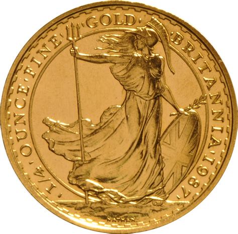 1987 Quarter Ounce Britannia Gold Coins £43550