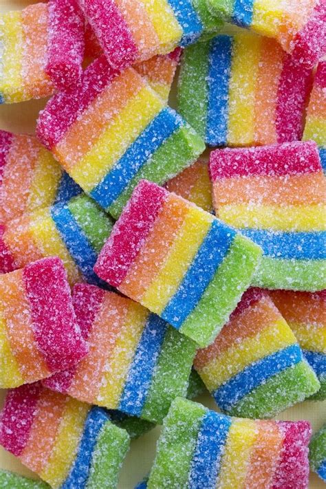 Fizzy Sweets Rainbow Aesthetic Candy Photography Rainbow Candy