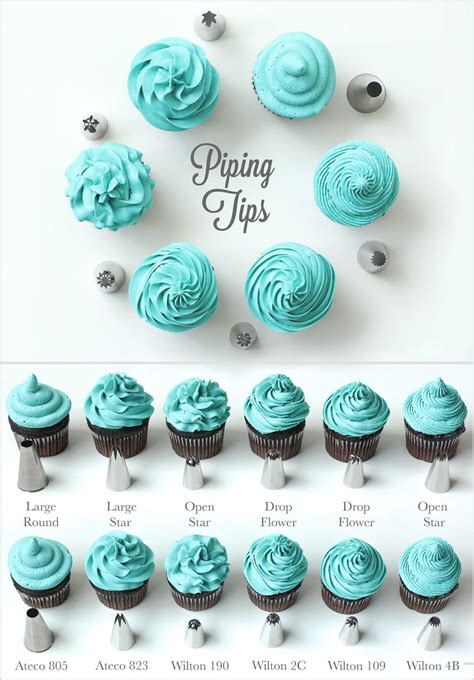 Everything You Need To Know About Piping Tips Icing Design Cupcake
