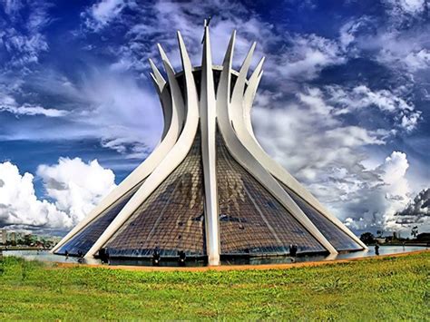 The Cathedral Of Brasilia Futuristic Architecture Architecture Project