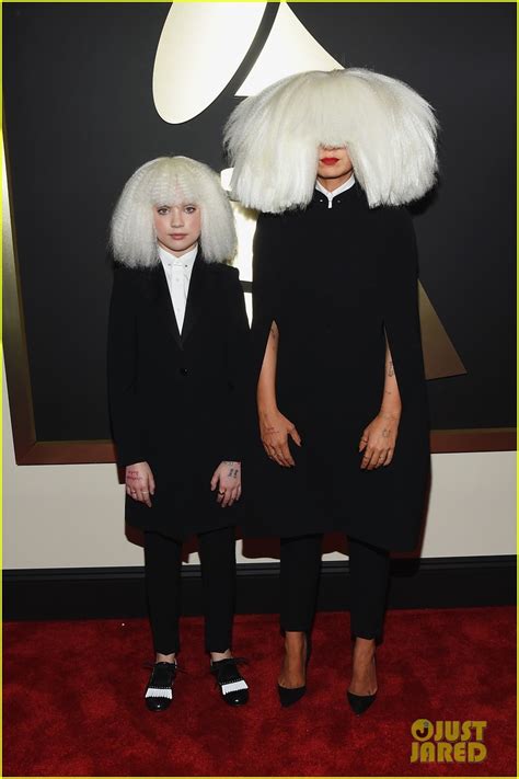 Sia And Chandelier Dancer Maddie Ziegler Wig Out At Grammys 2015 Photo
