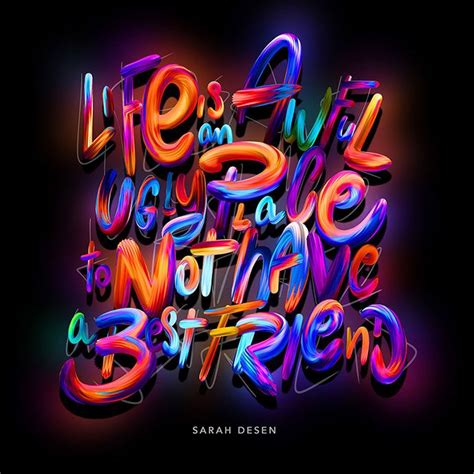 25 Cool 3d Hand Lettering Typography Designs Bashooka Typography