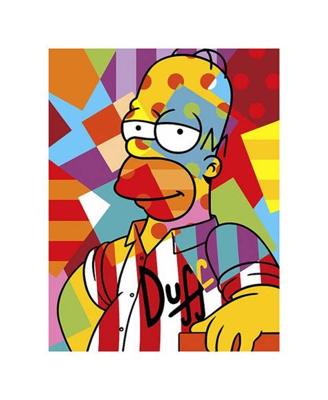 Homer Simpson Simpsons Art Pop Art Pop Art Drawing