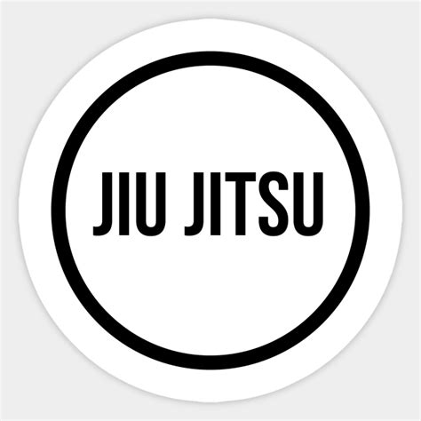 Jiu Jitsu Logo Jiu Jitsu Sticker Teepublic Uk