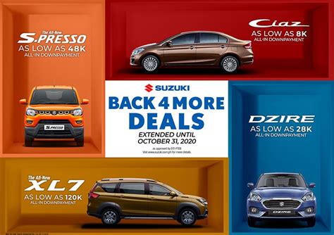 Car Promos In The Philippines For October 2020