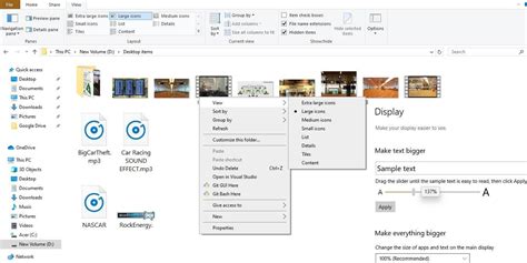 How To Resize Desktop Icons Fonts And Other Display Items In Windows