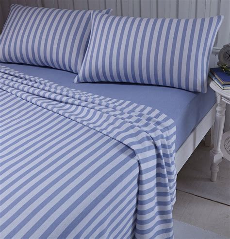 100 Cotton Flannelette Sheet Set Fitted Flat And Pillowcases Bedding