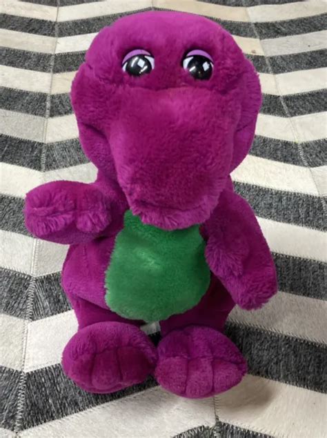 Vintage Barney Dinosaur Plush 13 Lyons Group 1992 Stuffed Animal Toy