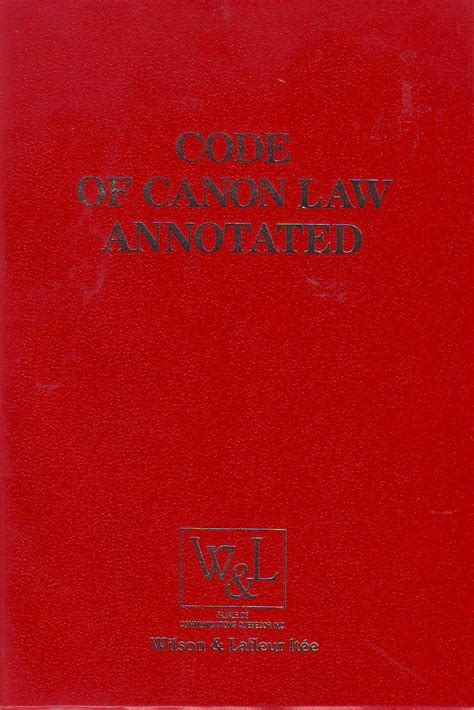Code Of Canon Law Annotated University Of Navarre Books