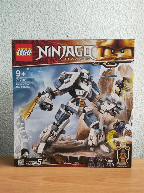 Brand New Lego Ninjago 71738 Zanes Titan Mech Battle Hobbies And Toys