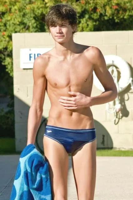 SHIRTLESS MALE TALL Lean Speedo Swimmer Body Pool Jock Beefcake PHOTO