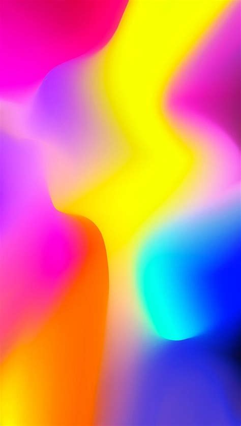 An Abstract Background With Multicolored Shapes And Blurry Lines On The