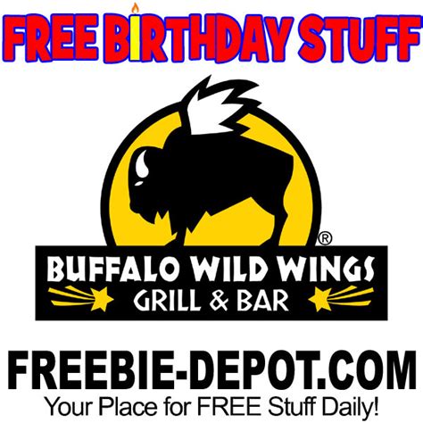 Check spelling or type a new query. FREE BIRTHDAY STUFF - Buffalo Wild Wings | Freebie Depot