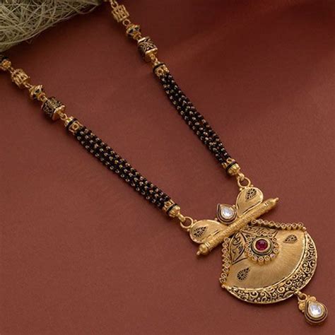 Traditional And Modern Gold Mangalsutra Design For Women Indian Fashion