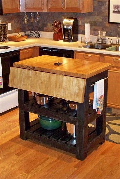 Drop leaf kitchen islands carts you ll love in 2021 wayfair. Brilliant Small Kitchen Island DIYs | Drop leaf kitchen ...