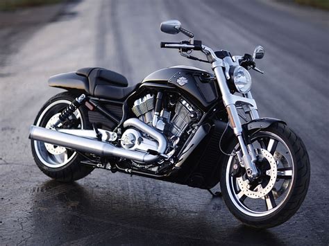 Hd Wallpaper Black Harley Davidson Cruiser Motorcycle V Rod Chrome