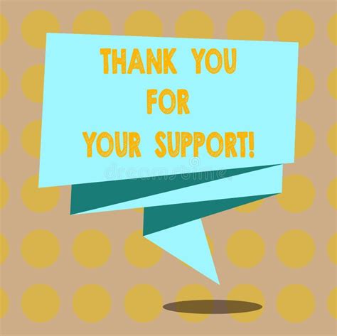 Thank You Your Support Stock Illustrations 210 Thank You Your Support