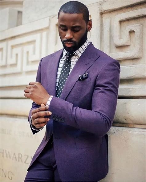 2017 Latest Coat Pant Designs Purple Formal Men Suits Set Prom Marriage