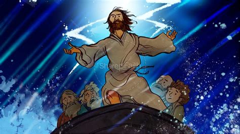 Jesus Calms The Storm Kids Bible Story
