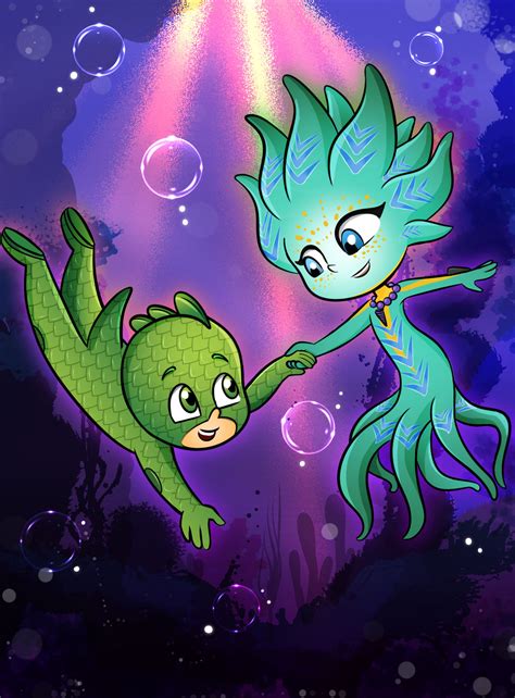 Gekko X Octobella Dancing In An Underwater Cave By Gekkobella On Deviantart