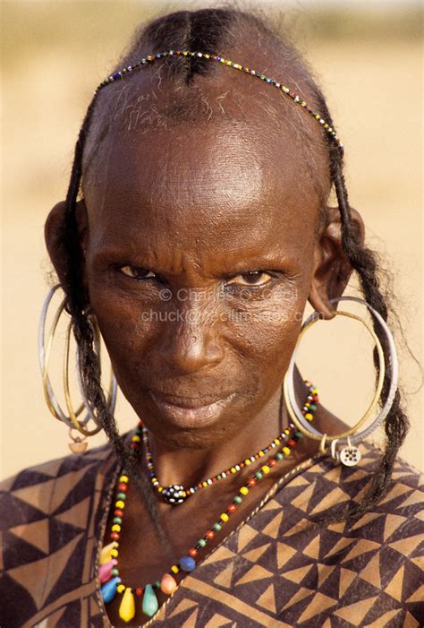 Fulani Female Portrait Niger Cecil Images