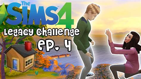 Sims 4 Legacy Challenge Proposing And Moving In Gen 1 Ep 4 Youtube