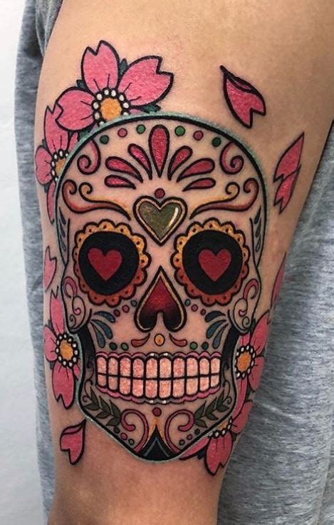 100 Unique Sugar Skull Tattoos Designs And Ideas Tattoo Me Now