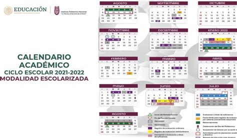 Ipn Presenta Calendario Académico Para Ciclo Escolar 2021 2022 Grupo