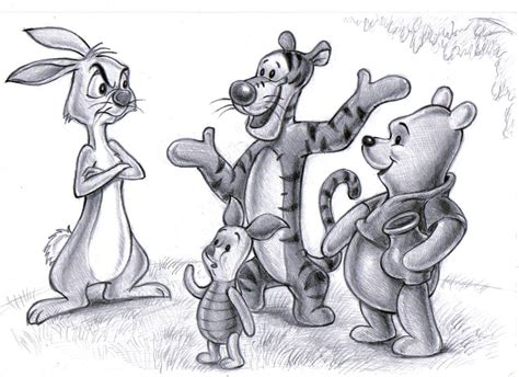 Pooh Rabbit Tigger And Piglet Winnie The Pooh Fan Art 31415574