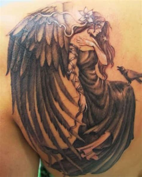 20 Awesome Angel Tattoo Designs Pictures Sheideas