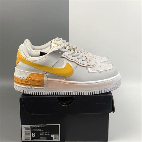 Shop with afterpay on eligible items. Nike Air Force 1 Shadow Vast Grey/Pollen Rise-Washed Coral ...