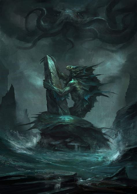 Фэнтези арт Cthulhu Art Lovecraft Art Lovecraft Monsters