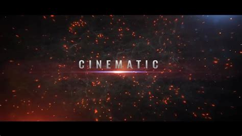 Cinematic Trailer Template Free Download