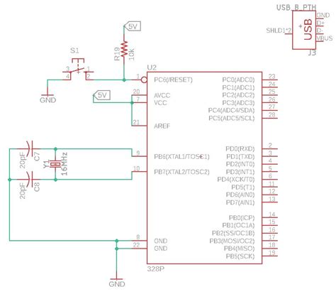 The atmega328 is the one that can be customized by the user, and the atmega8u2. Circuit Diagram Of Arduino Uno Board