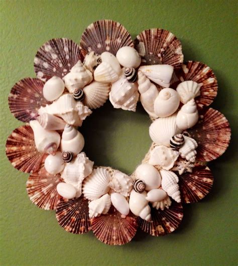 Seashell Wreath From Fancies Seaside Ts Summer Wreath Diy